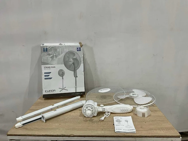 Eurom - vs 16 blanc - ventilator - afbeelding 6 van  8
