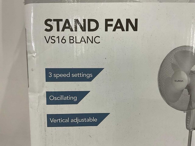 Eurom - vs 16 blanc - ventilator - afbeelding 8 van  8