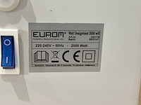 Eurom - wall design heat 2000 wifi - elektrische verwarming (2x) - afbeelding 8 van  9