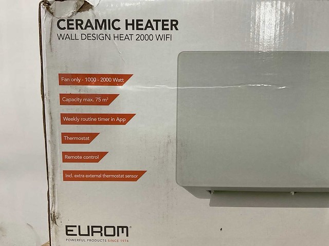 Eurom - wall design heat 2000 wifi - elektrische verwarming (2x) - afbeelding 9 van  9