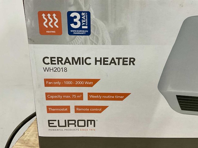 Eurom - wh2018 - keramische verwarming (5x) - afbeelding 7 van  8