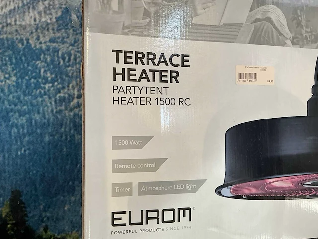 Eurom 1500 rc partytent heater (2x) - afbeelding 3 van  3