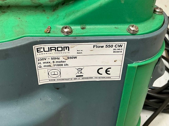Eurom 550cw dompelpomp - afbeelding 4 van  4