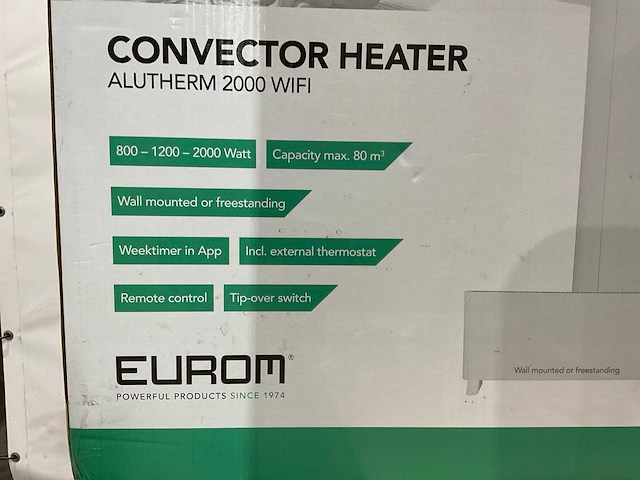Eurom alutherm 2000 wifi elektrische verwarming (5x) - afbeelding 4 van  6