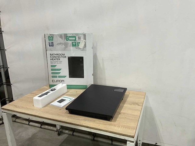 Eurom alutherm sani 800 wifi black badkamer verwarming - afbeelding 1 van  7