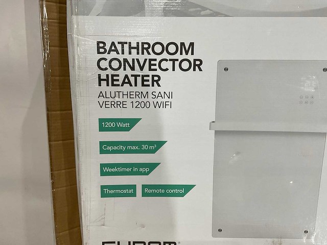 Eurom alutherm sani verre 1200 wifi badkamer verwarming - afbeelding 7 van  7