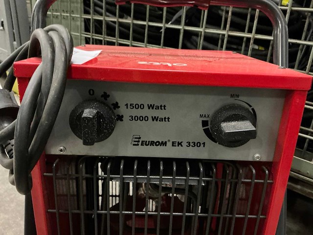 Eurom ek 3301 3kw elektroheater (3x) - afbeelding 2 van  5