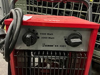 Eurom ek 3301 3kw elektroheater (3x) - afbeelding 2 van  5