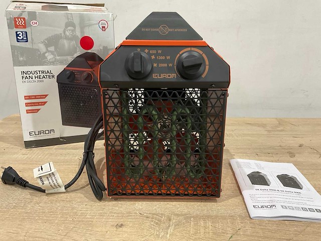 Eurom ek delta 2000 heater - afbeelding 4 van  7