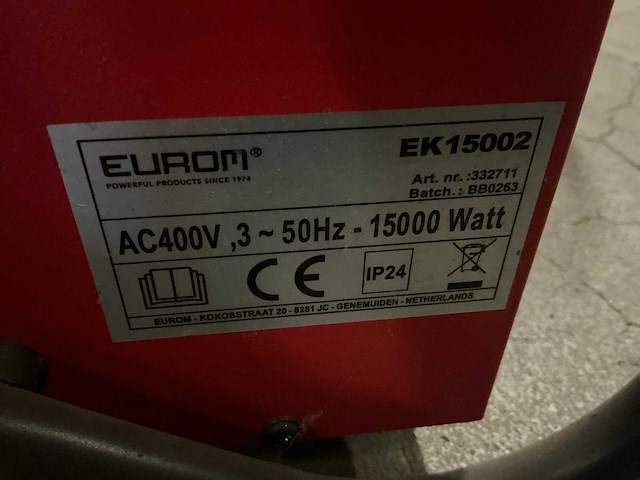 Eurom ek15002 heater (2x) - afbeelding 6 van  6