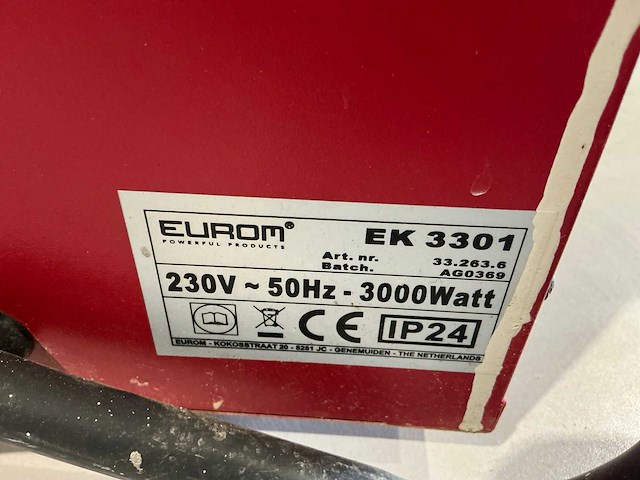 Eurom ek3301 heater - afbeelding 3 van  3