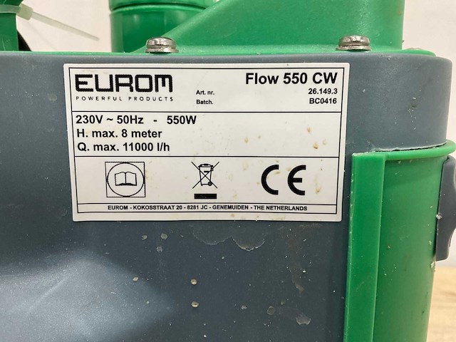 Eurom flow 550 cw dompelpomp - afbeelding 6 van  6