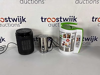 Eurom hot shot 2000 wifi keramische kachel | domo do705bl soepmaker | bialetti mk01 melkopschuimer - afbeelding 1 van  1