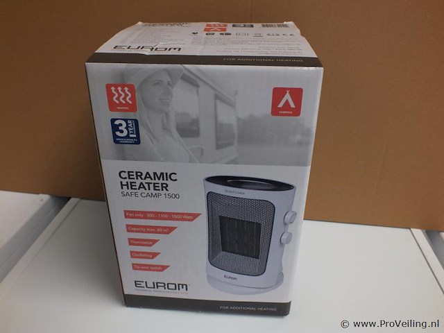 Eurom keramische verwarming - afbeelding 1 van  2