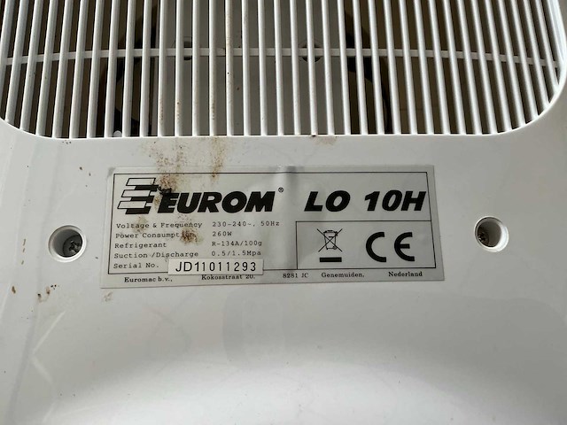 Eurom lo10h luchtontvochtigrr - afbeelding 1 van  3