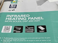 Eurom mon soleil dsp 650 wifi infrarood paneel - afbeelding 6 van  7