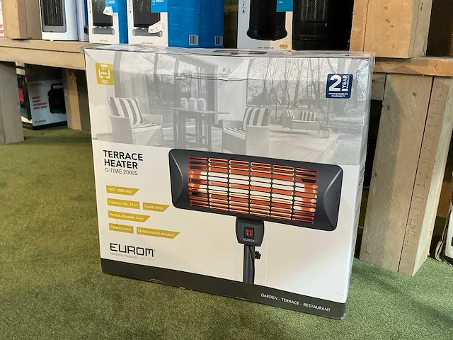 Eurom q-time 2000s terras heater - afbeelding 2 van  3