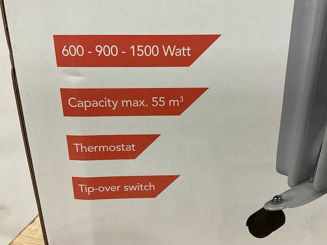 Eurom rad 1500 elektrische radiator - afbeelding 4 van  7