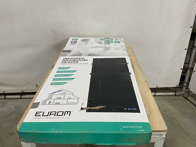 Eurom sani 1000 wifi black infrarood paneel - afbeelding 6 van  8