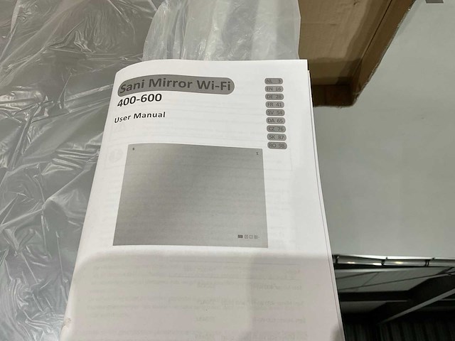 Eurom sani 400 mirror wifi badkamer spiegel met verwarming - afbeelding 4 van  8