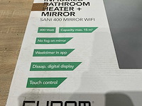 Eurom sani 400 mirror wifi badkamer spiegel met verwarming - afbeelding 8 van  8