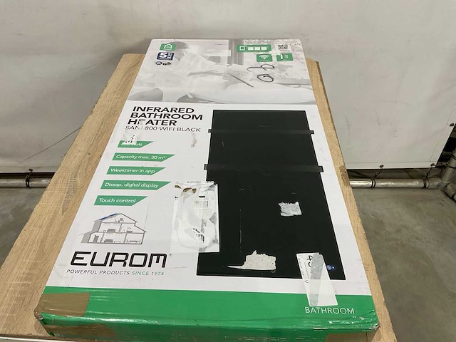 Eurom sani 800 wifi black badkamer verwarming - afbeelding 4 van  7