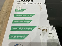 Eurom sani 800 wifi black badkamer verwarming - afbeelding 5 van  7