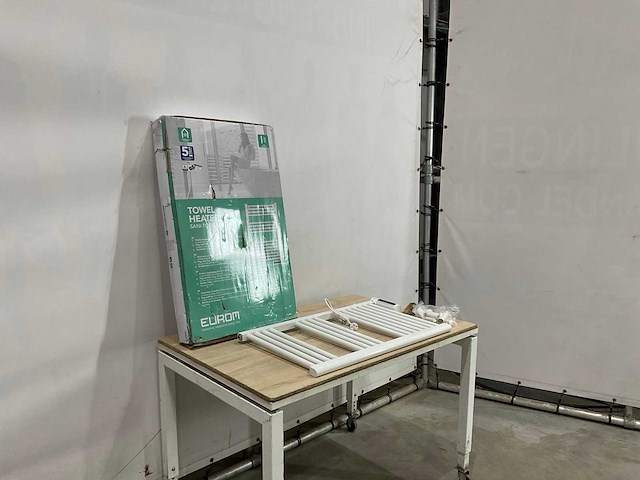 Eurom sani towel 500 white badkamer radiator - afbeelding 2 van  7