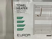 Eurom sani towel 500 white badkamer radiator - afbeelding 7 van  7