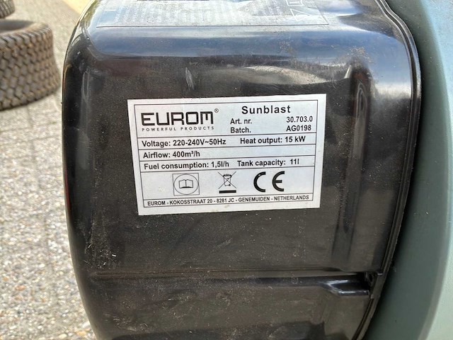 Eurom sunblast heteluchtkanon - afbeelding 7 van  7