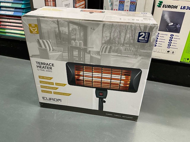 Eurom terrace heater q-time 2000s - afbeelding 1 van  2