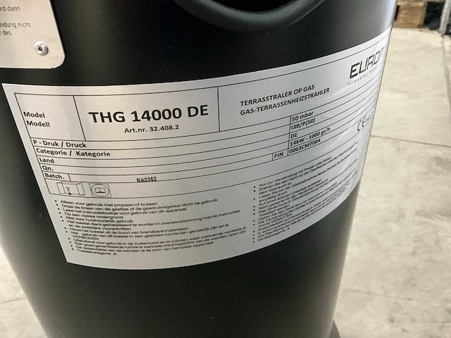 Eurom thg 1400 de terrasheater - afbeelding 9 van  9