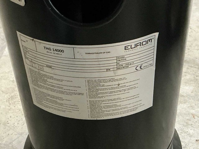 Eurom thg14000 terrasverwarming - afbeelding 5 van  5