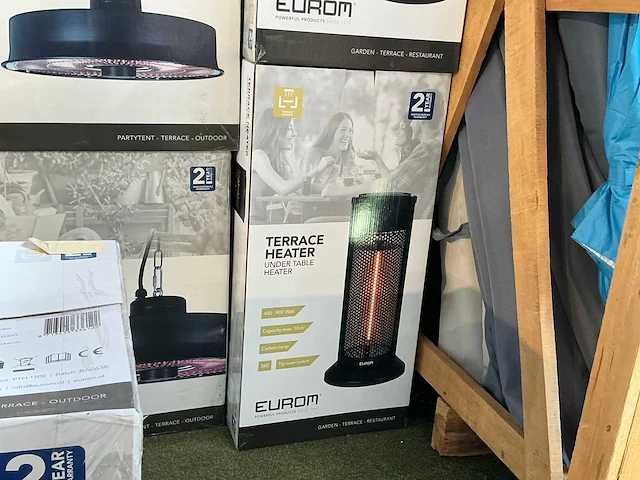 Eurom under table heater terras heater (2x) - afbeelding 2 van  3