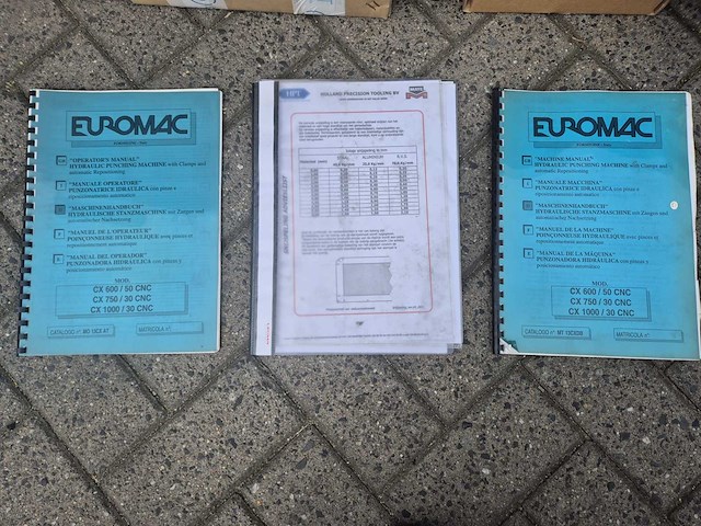 Euromac - cx 750/30 - ponsmachine - afbeelding 23 van  27