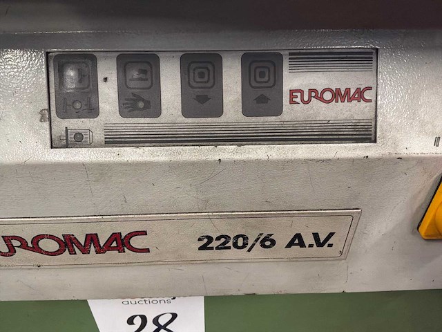 Euromac 220/6 a.v. uithoekschaar - afbeelding 4 van  4