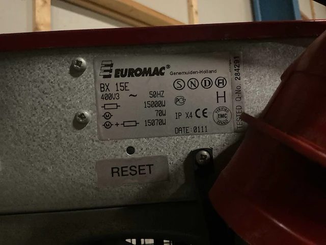 Euromac elektrische kachel - afbeelding 4 van  6
