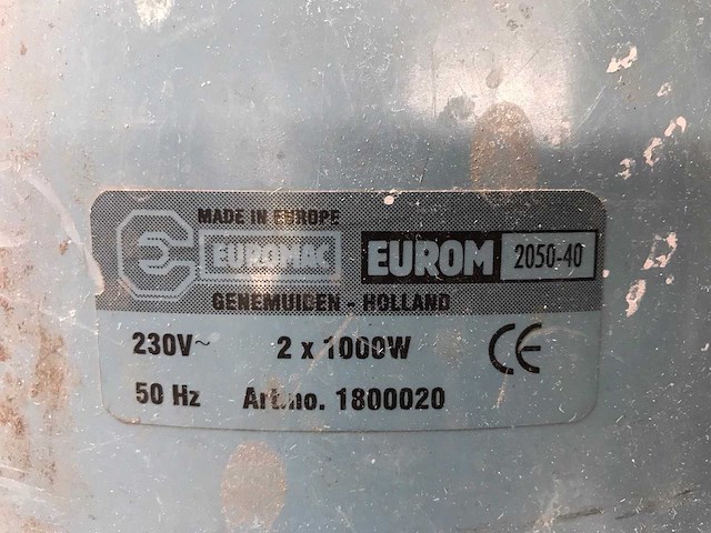 Euromac industriële stofzuiger - afbeelding 3 van  3