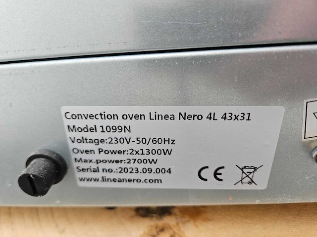 Euromax - linea nero - oven - afbeelding 5 van  5