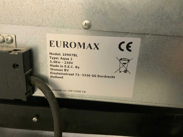 Euromax heteluchtoven - afbeelding 9 van  9