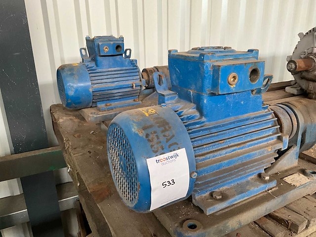 Euromotori (italië) asa 100 lx-4 elektromotor (2x) - afbeelding 1 van  4