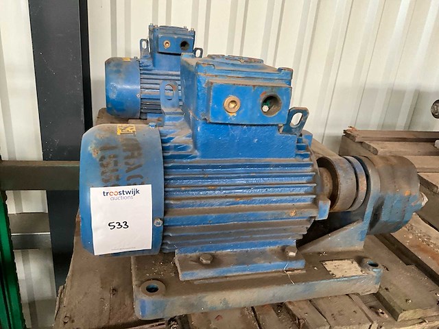 Euromotori (italië) asa 100 lx-4 elektromotor (2x) - afbeelding 2 van  4