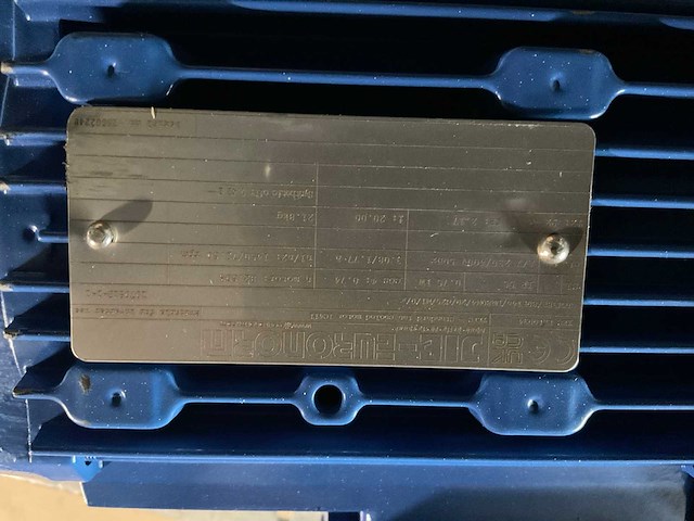 Euronorm elektromotor (2x) - afbeelding 5 van  7