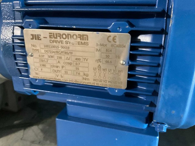 Euronorm elektromotor (2x) - afbeelding 6 van  7