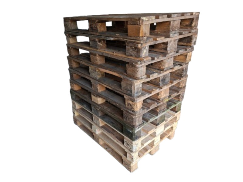 Europallets en kantoorinventaris