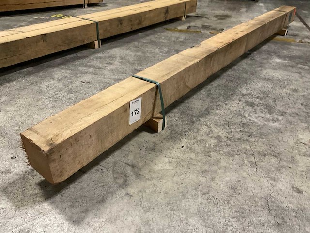 Europees eiken balk 150x150 mm - afbeelding 1 van  5