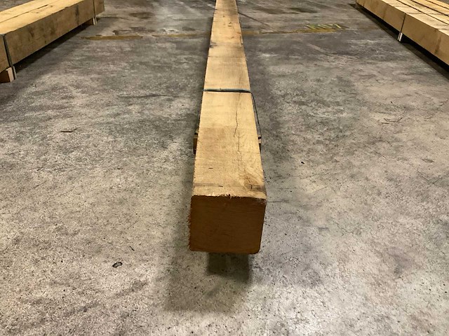 Europees eiken balk 150x150 mm - afbeelding 2 van  5