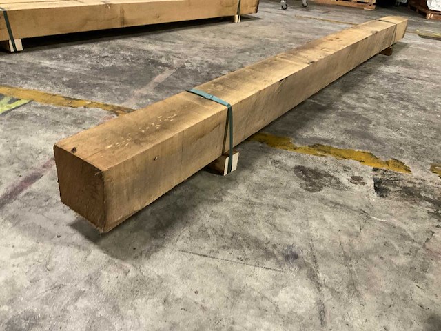 Europees eiken balk 150x150 mm - afbeelding 3 van  5