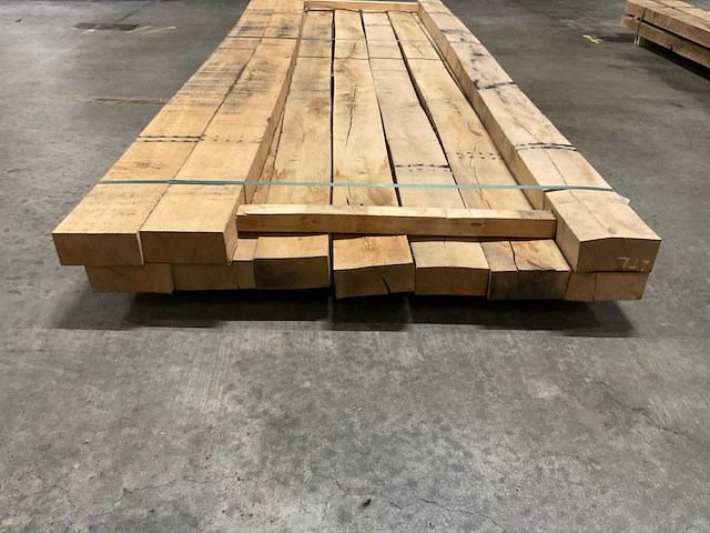 Europees eiken balk 70x150 mm (10x) - afbeelding 2 van  5