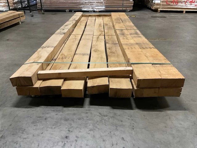 Europees eiken balk 70x150 mm (10x) - afbeelding 4 van  5